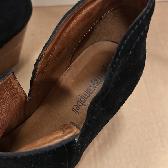 JEFFREY Campbell Rosalee Black Suede Booties size 9.5- like new condition - Picture 6 of 16